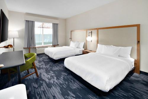 Ένα ή περισσότερα κρεβάτια σε δωμάτιο στο Fairfield Inn & Suites Columbus New Albany