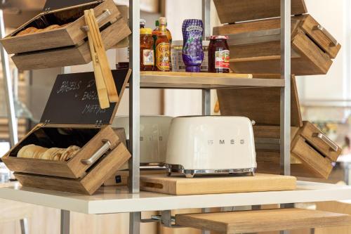 Kuchyň nebo kuchyňský kout v ubytování Element Nashville Airport