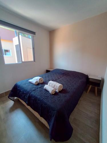 Postel nebo postele na pokoji v ubytování Quinta Francisco Mendoza