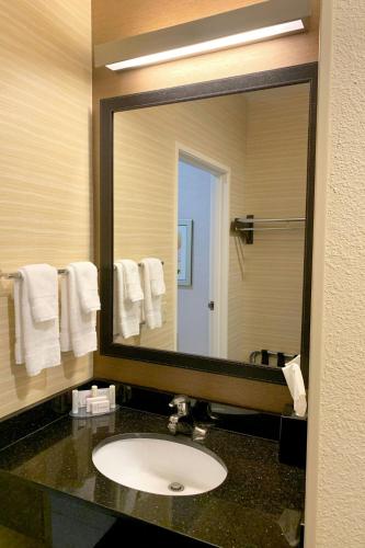 Ένα μπάνιο στο Fairfield Inn & Suites by Marriott Denver Tech Center/ South