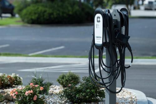 a parking meter with a bunch of hose at Fairfield Inn & Suites by Marriott Savannah I-95 North in Port Wentworth