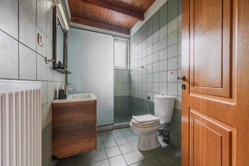 Koupelna v ubytování Villa Galini