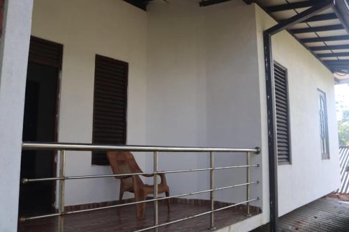 Balkón nebo terasa v ubytování VIHANSHA Guesthouse