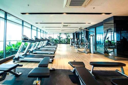 Fitness centrum a/nebo fitness zařízení v ubytování Colony infinitum by KLCC