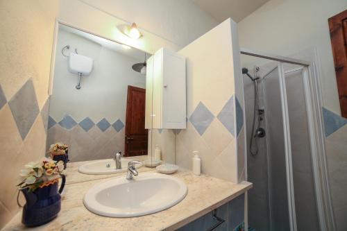 A bathroom at B&B Casa Licheri