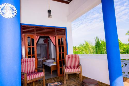 Balkón nebo terasa v ubytování Golden Surfer Beach Hotel
