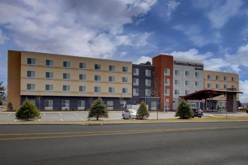 a large building on the side of a street at Fairfield Inn & Suites by Marriott Allentown West in Breinigsville