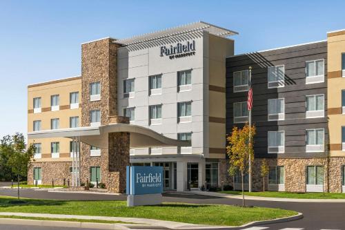 a rendering of a building at the hotel at Fairfield by Marriott Inn & Suites Bethlehem PA in Bethlehem