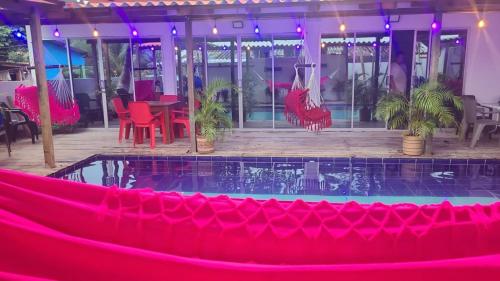 Kolam renang di atau dekat dengan Hostal Hilltop Sapzurro