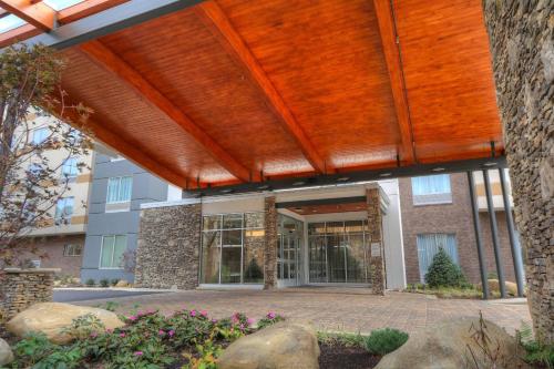 awning over the entrance to a building at Fairfield Inn & Suites by Marriott Gatlinburg Downtown in Gatlinburg