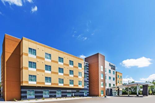 a rendering of a building in front at Fairfield by Marriott Inn & Suites Aberdeen, SD in Aberdeen