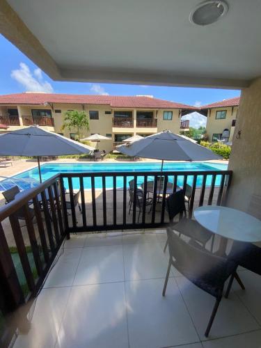 Πισίνα στο ή κοντά στο Flat beira mar - Enseada dos Golfinhos