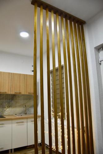 Dapur atau dapur kecil di Casa Orhideea
