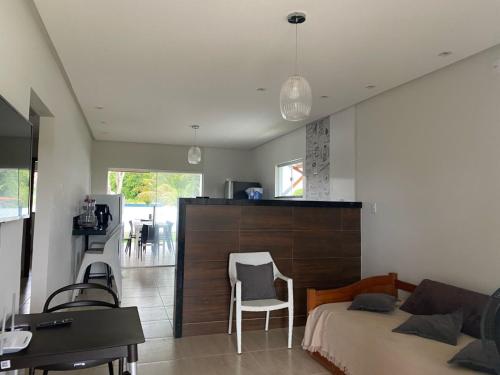 TV a/nebo společenská místnost v ubytování Casa de praia