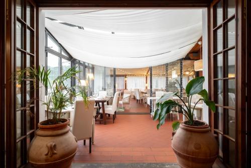 Ruang duduk di Cascina De' Fagiolari