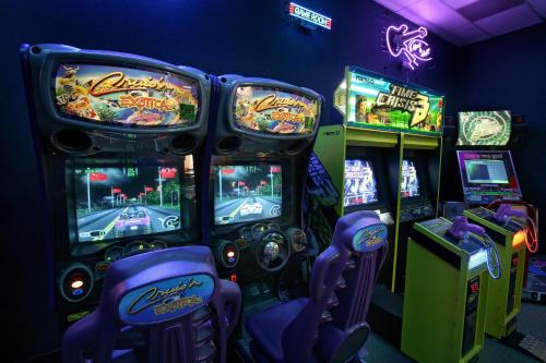 a group of video games in a room at Fairfield by Marriott Anaheim Resort in Anaheim