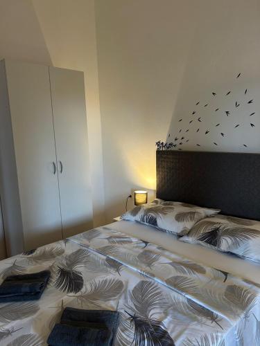 Katil atau katil-katil dalam bilik di Apartman Viktoria