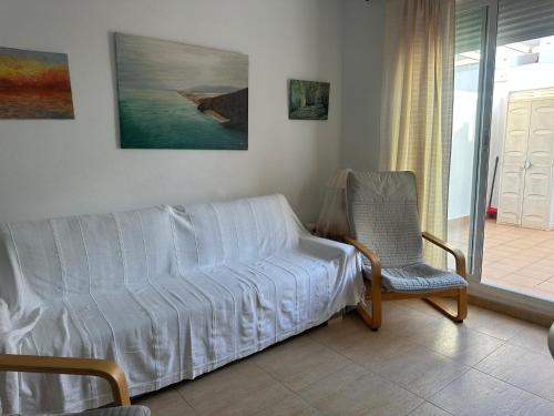 Χώρος καθιστικού στο El Palmeral Cabo de Gata