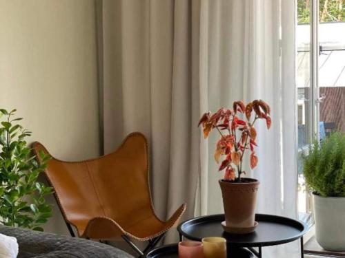 4 person Studio in Sölvesborgにあるシーティングエリア