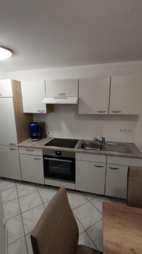 Una cocina o cocineta en Traumurlaub