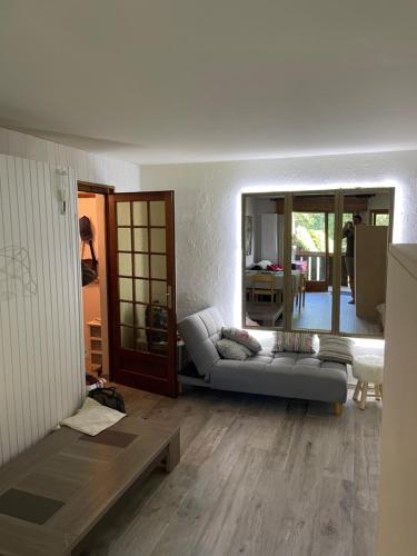 Posezení v ubytování Grand studio Combloux - Vue Mont Blanc