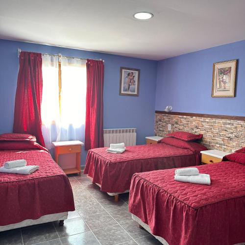 Postel nebo postele na pokoji v ubytování Hosteria Los 2 Pinos