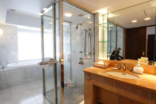 Koupelna v ubytování Keisei Hotel Miramare