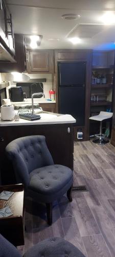 Una cocina o cocineta en Waders retreat