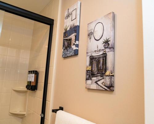 Koupelna v ubytování Game&GatherLodge