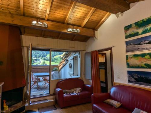 Charmant appartement 3 pièces à La Clusaz avec terrasse et WIFI - FR-1-459-237