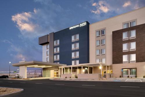 a rendering of the exterior of a hotel at SpringHill Suites By Marriott Salt Lake City West Valley in West Valley City