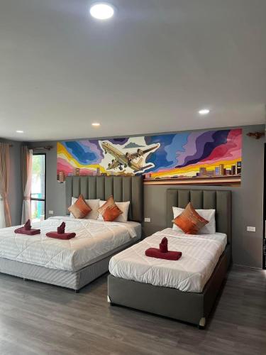 Krevet ili kreveti u jedinici u okviru objekta Chomview Resort