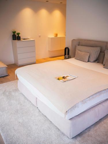 Postel nebo postele na pokoji v ubytování Ferienwohnung Tennengau mit Parkplatz