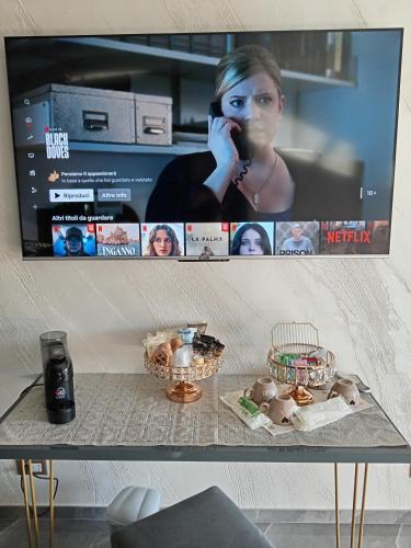 TV a/nebo společenská místnost v ubytování B&B la marica