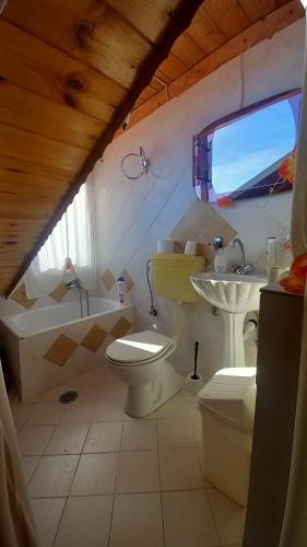 Et badeværelse på Ξενώνας ΔΡΟΣΟΣΤΑΛΙΑ Some of Attic