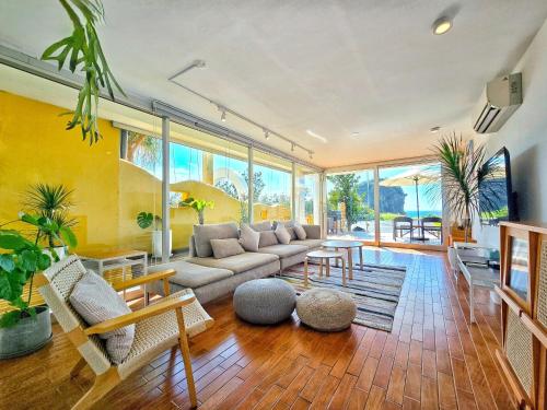Chuanfan600villa kentingにあるテレビまたはエンターテインメントセンター