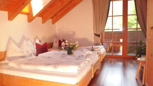 Ένα ή περισσότερα κρεβάτια σε δωμάτιο στο Winnewieser