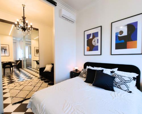 Black and White Apartment in Milan downtown with AC, Wifi and Subway M1 M2 Airoport connected, Central Station