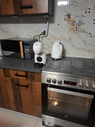 Una cocina o zona de cocina en Appartement Nax