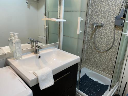 Koupelna v ubytování Studio cosy à Évreux - Idéal !