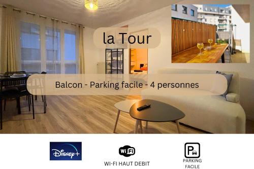 La Tour - Tout confort - Hypercentre - Balcon #SirDest