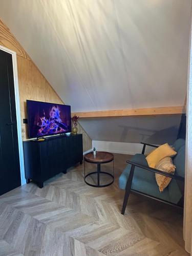 Μια τηλεόραση ή/και κέντρο ψυχαγωγίας στο Tiny House Thuus
