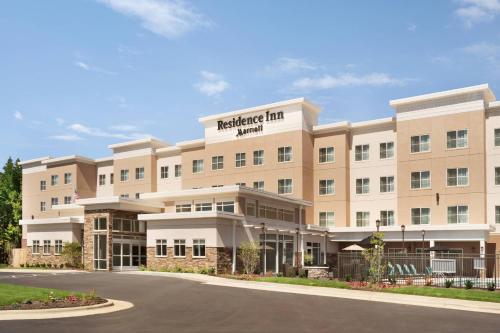 a rendering of the back of the radisson inn hotel at Residence Inn by Marriott Winston-Salem Hanes Mall in Winston-Salem