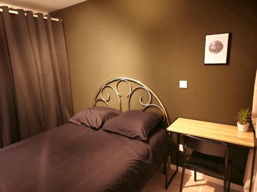 Les chambres de Sandrine avec dans un appartement en collocation