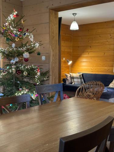 Posezení v ubytování Bieszczady Beztroska Chata