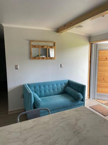 Posezení v ubytování Florencia Boutique Cabin