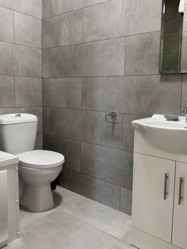 コークにあるIEC Campusのトイレと洗面台付きのバスルーム
