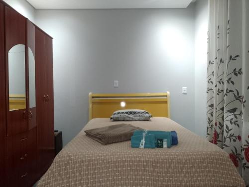 Postel nebo postele na pokoji v ubytování Pousada Lar do Sossego