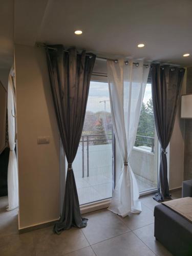 Balkón nebo terasa v ubytování Apartment Open Space Belgrade Zemun