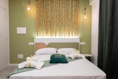 Postel nebo postele na pokoji v ubytování Napolitano Rooms - Pompei